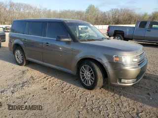 2014 Ford Flex SEL with VIN 2FMHK6C86EBD08695, listed as a Copart auction lot 51060905 with 198,050 mi miles and Salvage Title. Bid and sale history available at carsss.com. Image 4.