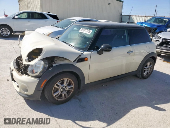 2012 MINI Hardtop with VIN WMWSU3C57CT543724, listed as a Copart auction lot 50081705 with Not Provided miles and Salvage Title. Bid and sale history available at DreamBid. Image 1.