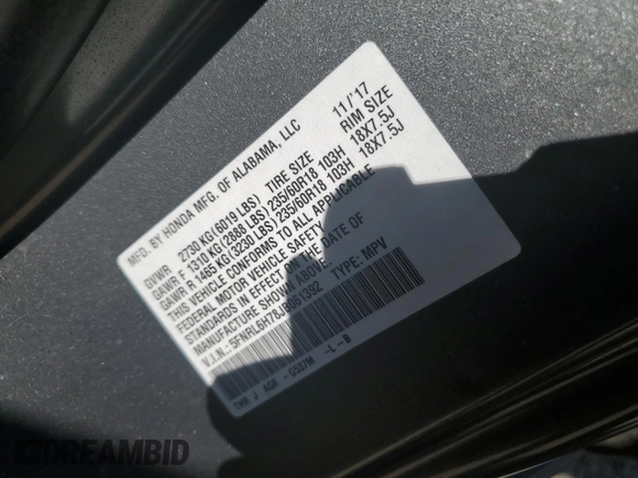 2018 Honda Odyssey EX-L with VIN 5FNRL6H78JB061392, listed as a Copart auction lot 53850915 with 172,103 mi miles and Clean Title. Bid and sale history available at carsss.com. Image 12.