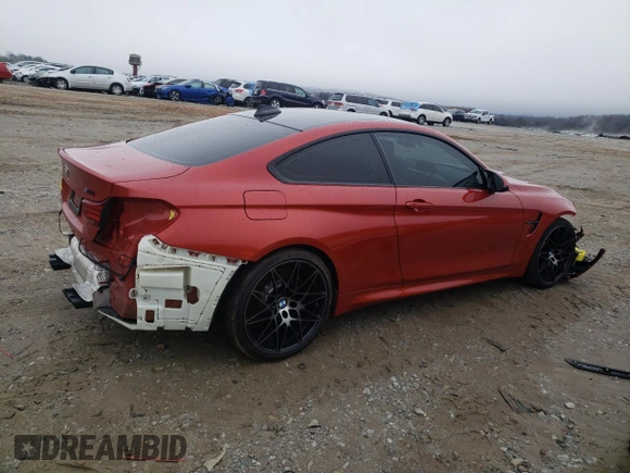 2020 BMW M4 with VIN WBS4Y9C07LFJ12184, listed as a Copart auction lot 49151884 with 19,609 mi miles and Salvage Title. Bid and sale history available at carsss.com. Image 3.