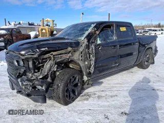 2020 Ram 1500 Limited with VIN 1C6SRFHTXLN187438, listed as a Copart auction lot 45062765 with 0 mi miles and Salvage Title. Bid and sale history available at carsss.com. Image 1.
