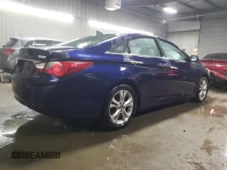 2013 Hyundai Sonata Limited with VIN 5NPEC4AC4DH652285, listed as a Copart auction lot 42961765 with 176,434 mi miles and Salvage Title. Bid and sale history available at DreamBid. Image 3.