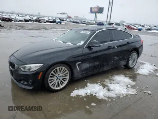 2015 BMW 4 Series 428i xDrive z VIN WBA4C9C54FD330601, wystawiony jako Copart lot #45168955 z przebiegiem 112 408 mil mil oraz Szkoda całkowita • Salvage title. Historia ofert i sprzedaży dostępna na DreamBid. Obrazek 1.