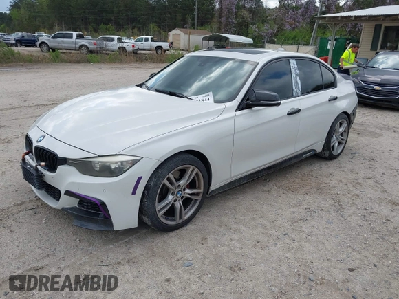 2014 BMW 3 Series 328i with VIN WBA3A5C59EP601126, listed as a IAAI auction lot 41921844 with 124,844 mi miles. Bid and sale history available at carsss.com. Image 17.