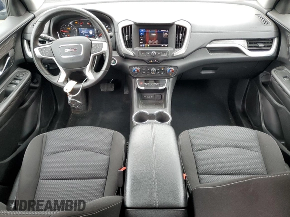 2022 GMC Terrain SLE with VIN 3GKALMEV1NL203016, listed as a Copart auction lot 57675265 with 57,471 mi miles and Salvage title. Bid and sale history available at DreamBid. Image 8.