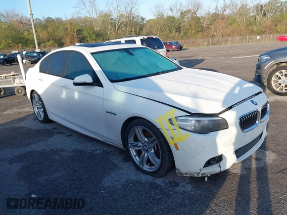 2014 BMW 5 Series 535i with VIN WBA5B1C58ED483375, listed as a IAAI auction lot 41089448 with 93,192 mi miles and . Bid and sale history available at DreamBid. Image 1.