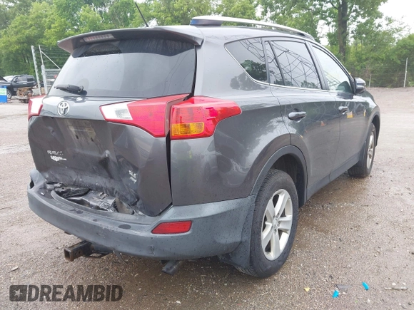 2013 Toyota RAV4 XLE with VIN JTMRFREV7D5020575, listed as a IAAI auction lot 42303486 with 189,032 mi miles and . Bid and sale history available at DreamBid. Image 4.