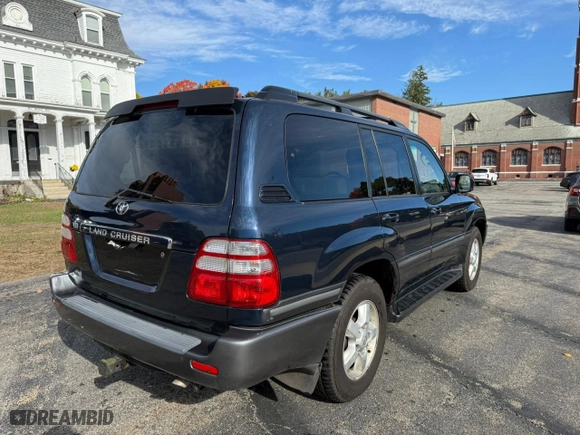 2004 Toyota Land Cruiser with VIN JTEHT05JX42064452, listed as a Copart auction lot 76583664 with 185,381 mi miles and Clean Title. Bid and sale history available at carsss.com. Image 4.