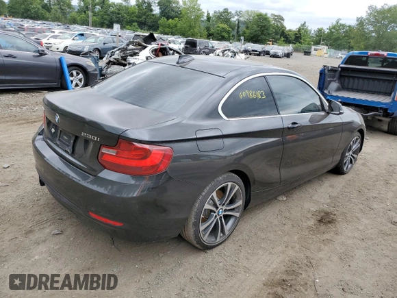 2017 BMW 2 Series 230i xDrive with VIN WBA2H9C37H7A25847, listed as a Copart auction lot 60986183 with 63,023 mi miles. Bid and sale history available at carsss.com. Image 3.