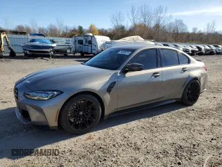 2022 BMW M3 Competition xDrive z VIN WBS43AY04NFM42117, wystawiony jako Copart lot #79240874 z przebiegiem 20 796 mil mil oraz Szkoda całkowita • Salvage title. Historia ofert i sprzedaży dostępna na DreamBid. Obrazek 1.
