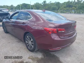 2015 Acura TLX Technology with VIN 19UUB1F52FA009890, listed as a IAAI auction lot 42173020 with 110,111 mi miles and . Bid and sale history available at DreamBid. Image 3.