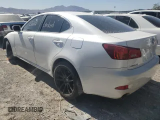 2008 Lexus IS 250 with VIN JTHBK26298508225, listed as a Copart auction lot 60341785 with 257,504 mi miles and Salvage title. Bid and sale history available at DreamBid. Image 2.