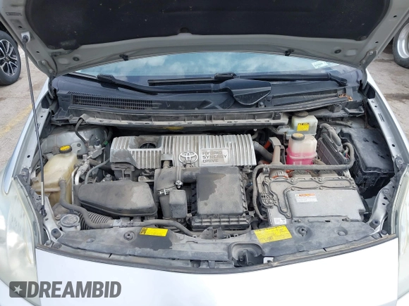 2011 Toyota Prius I with VIN JTDKN3DU6B0309743, listed as a IAAI auction lot 42114140 with 212,447 mi miles. Bid and sale history available at carsss.com. Image 10.