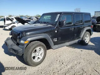2018 Jeep Wrangler Unlimited Sport S z VIN 1C4HJXDG9JW253090, wystawiony jako Copart lot #53151595 z przebiegiem 67 691 mil mil oraz Szkody całkowita. Historia ofert i sprzedaży dostępna na DreamBid. Obrazek 1.