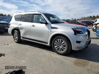 2021 Nissan Armada SL z VIN JN8AY2BB6M9792149, wystawiony jako Copart lot #52328305 z przebiegiem 97 763 mil mil oraz Szkody całkowita. Historia ofert i sprzedaży dostępna na DreamBid. Obrazek 4.
