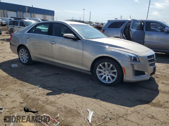 2014 Cadillac CTS Sedan RWD with VIN 1G6AP5SX9E0128240, listed as a Copart auction lot 52949005 with 56,018 mi miles and Clean Title. Bid and sale history available at carsss.com. Image 4.