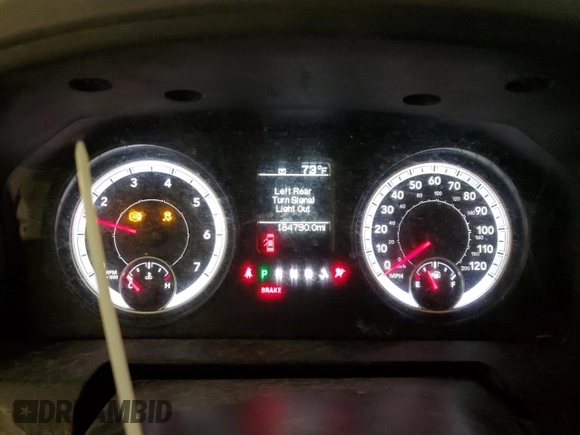 2014 Ram 2500 Tradesman with VIN 3C6TR4HT9EG307685, listed as a Copart auction lot 57306195 with 184,790 mi miles and Salvage title. Bid and sale history available at DreamBid. Image 9.