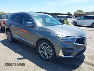 2020 Acura RDX Technology with VIN 5J8TC2H53LL014852, listed as a IAAI auction lot 39360410 with 61,341 mi miles and . Bid and sale history available at DreamBid. Image 1.