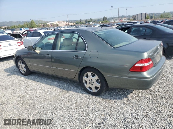 2004 Lexus LS 430 with VIN JTHBN36F340165164, listed as a Copart auction lot 55508685 with 135,321 mi miles and Clean Title. Bid and sale history available at DreamBid. Image 2.