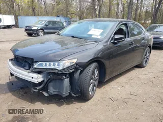 2015 Acura TLX V6 Tech with VIN 19UUB3F55FA010575, listed as a IAAI auction lot 42117562 with 108,564 mi miles. Bid and sale history available at carsss.com. Image 2.