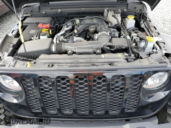 2023 Jeep Gladiator Sport S with VIN 1C6HJTAG9PL572388, listed as a Copart auction lot 53346475 with 11,081 mi miles and Salvage title. Bid and sale history available at DreamBid. Image 11.