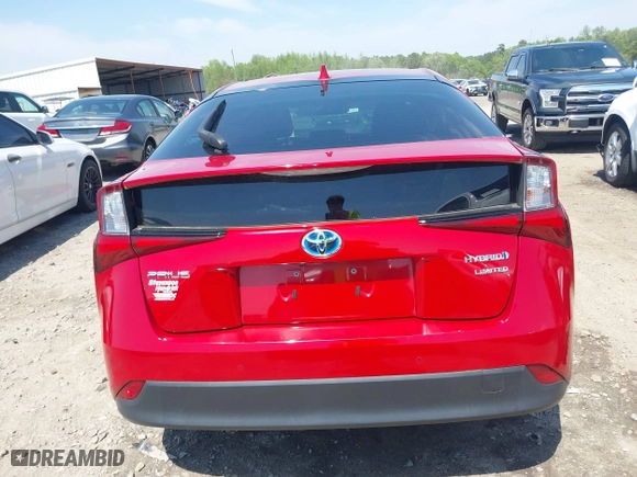 2021 Toyota Prius L Eco with VIN JTDKAMFU3M3138708, listed as a IAAI auction lot 42006401 with 38,876 mi miles. Bid and sale history available at carsss.com. Image 17.