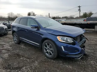 2015 Volvo XC60 T6 Platinum with VIN YV4902RV0F2714738, listed as a Copart auction lot 43559765 with 63,848 mi miles and Salvage Title. Bid and sale history available at carsss.com. Image 4.