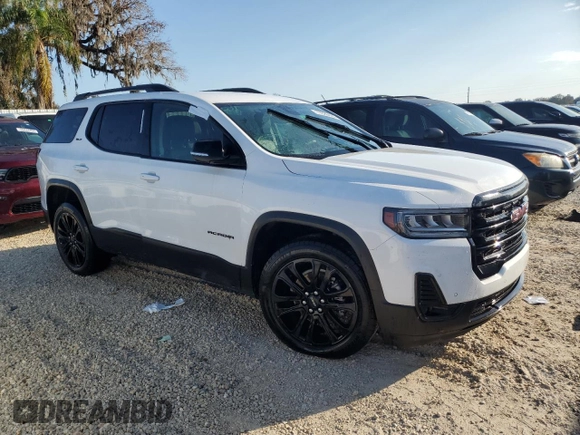 2022 GMC Acadia SLT with VIN 1GKKNMLS0NZ101495, listed as a Copart auction lot 77628424 with Not provided miles and Non repairable. Bid and sale history available at DreamBid. Image 4.
