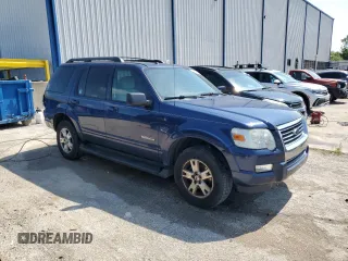 2008 Ford Explorer XLT with VIN 1FMEU73E48UA66965, listed as a Copart auction lot 63432215 with 174,356 mi miles and Salvage title. Bid and sale history available at DreamBid. Image 4.