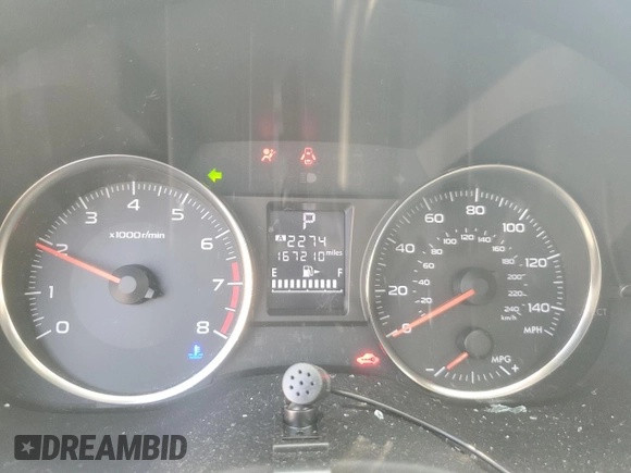 2013 Subaru Crosstrek Limited with VIN JF2GPAGCXD2213730, listed as a Copart auction lot 60269545 with 167,210 mi miles and Salvage title. Bid and sale history available at DreamBid. Image 9.