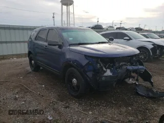 2014 Ford Utility Police Interceptor with VIN 1FM5K8AR5EGC26461, listed as a Copart auction lot 80434614 with 129,752 mi miles and Salvage Title. Bid and sale history available at carsss.com. Image 4.