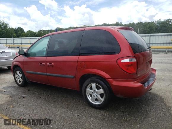 2005 Dodge Caravan SXT with VIN 1D4GP45R25B435433, listed as a Copart auction lot 62675015 with 292,919 mi miles and Salvage title. Bid and sale history available at DreamBid. Image 2.