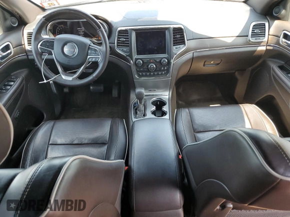 2018 Jeep Grand Cherokee Overland with VIN 1C4RJFCG2JC212947, listed as a Copart auction lot 59503405 with 76,436 mi miles and Clean title. Bid and sale history available at DreamBid. Image 8.