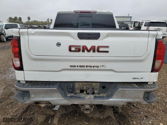2021 GMC Sierra 1500 SLT with VIN 3GTU9DED2MG127442, listed as a Copart auction lot 87460484 with 73,982 mi miles and Clean Title. Bid and sale history available at carsss.com. Image 6.