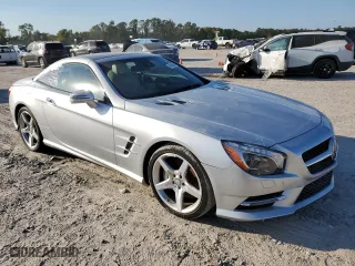 2015 Mercedes-Benz SL-Class SL 550 with VIN WDDJK7DA9FF033987, listed as a Copart auction lot 76760644 with 61,036 mi miles and Salvage Title. Bid and sale history available at carsss.com. Image 4.