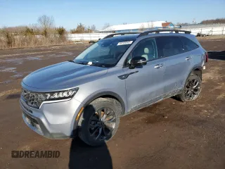2021 Kia Sorento EX with VIN 5XYRHDLF7MG068772, listed as a Copart auction lot 48165845 with 58,987 mi miles and Salvage Title. Bid and sale history available at carsss.com. Image 1.