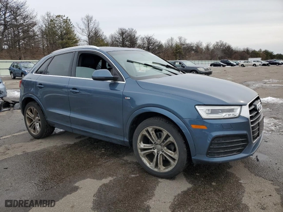 2016 Audi Q3 Prestige with VIN WA1GFCFS7GR015067, listed as a Copart auction lot 44970795 with 80632 miles and Salvage Title. Bid and sale history available at carsss.com. Image 4.