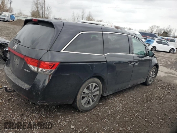 2014 Honda Odyssey Touring с VIN 5FNRL5H9XEB056180, выставлен на аукционе Copart как лот 47781575 с пробегом 142 707 миль миль и Списание • Salvage title. История ставок и продаж доступна на DreamBid. Изображение 3.