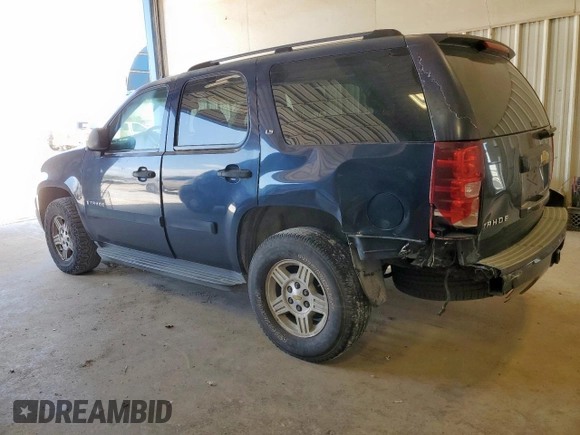 2007 Chevrolet Tahoe LS with VIN 1GNFC13C77R280624, listed as a Copart auction lot 58224865 with 284,172 mi miles and Salvage title. Bid and sale history available at DreamBid. Image 2.
