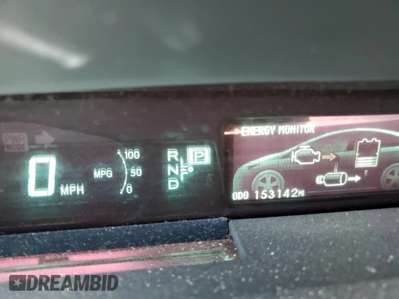 2013 Toyota Prius One with VIN JTDKN3DU0D1628441, listed as a Copart auction lot 55076625 with 153,142 mi miles and Clean Title. Bid and sale history available at carsss.com. Image 9.