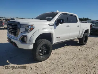 2022 GMC Sierra 1500 Limited AT4 with VIN 1GTP9EEL4NZ163676, listed as a Copart auction lot 76109224 with 55,694 mi miles and Salvage Title. Bid and sale history available at carsss.com. Image 1.
