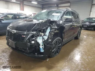 2022 Chevrolet Equinox RS with VIN 2GNAXWEV5N6102584, listed as a Copart auction lot 47404215 with 30,278 mi miles and Salvage Title. Bid and sale history available at carsss.com. Image 1.