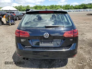 2017 Volkswagen Golf SportWagen S with VIN 3VWC17AU3HM502978, listed as a Copart auction lot 60841674 with 60,114 mi miles and Salvage Title. Bid and sale history available at carsss.com. Image 6.