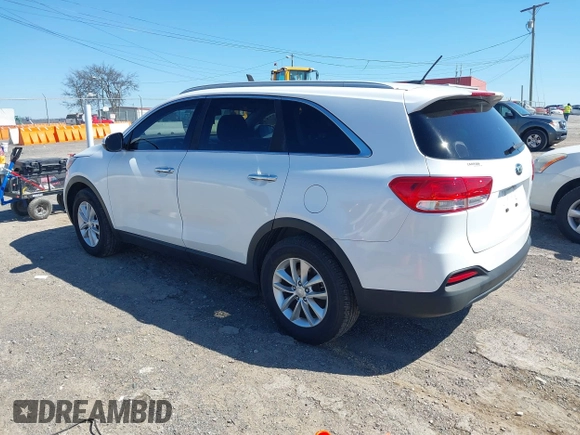 2016 Kia Sorento LX with VIN 5XYPG4A39GG106459, listed as a IAAI auction lot 41790974 with 107,994 mi miles. Bid and sale history available at carsss.com. Image 3.