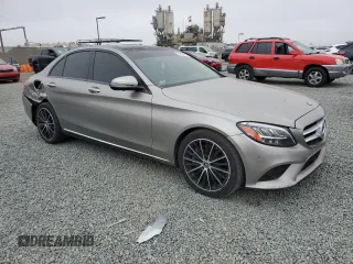 2020 Mercedes-Benz C 300 with VIN WDDWF8DBXLR531683, listed as a Copart auction lot 60131475 with 64,797 mi miles and Salvage title. Bid and sale history available at DreamBid. Image 4.