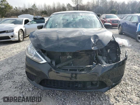 2019 Nissan Sentra SV with VIN 3N1AB7APXKY240784, listed as a Copart auction lot 47480225 with 71,211 mi miles and Salvage Title. Bid and sale history available at DreamBid. Image 5.