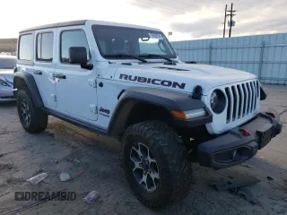 2022 Jeep Wrangler Unlimited Rubicon with VIN 1C4HJXFG5NW116733, listed as a Copart auction lot 79630704 with 50,949 mi miles and Non repairable. Bid and sale history available at DreamBid. Image 4.