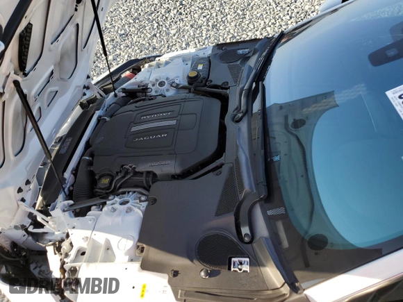 2017 Jaguar F-Type Premium with VIN SAJWA6AT0H8K46628, listed as a Copart auction lot 53251405 with 27,972 mi miles and Salvage Title. Bid and sale history available at DreamBid. Image 11.