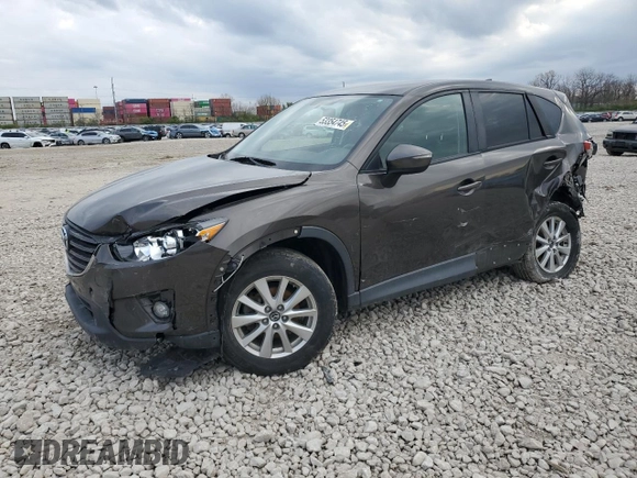 2016 Mazda CX-5 Touring with VIN JM3KE2CY8G0902131, listed as a Copart auction lot 53354745 with 123,474 mi miles and Salvage Title. Bid and sale history available at carsss.com. Image 1.