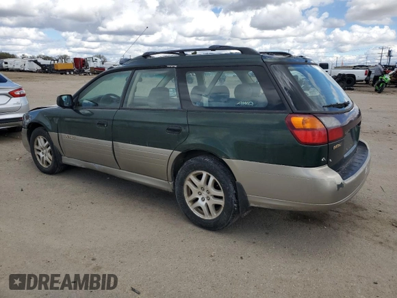 2001 Subaru Legacy Outback with VIN 4S3BH675916654192, listed as a Copart auction lot 48062875 with 186,247 mi miles and Salvage title. Bid and sale history available at DreamBid. Image 2.